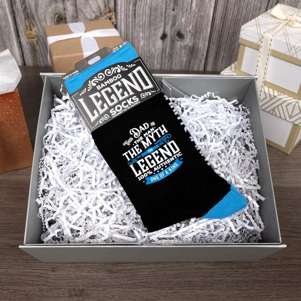 Pavilion Gift Company Dad Bamboo Crew Socks