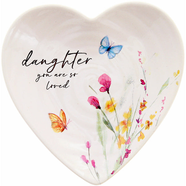 pavilion gift company Daughter 4.5" Keepsake Dish