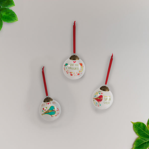 Pavilion Gift Company Daughter 80mm Glass Ornament