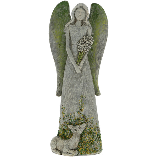 pavilion gift company Deer 7.25" Angel with Deer