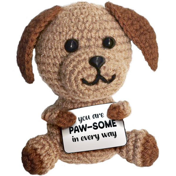 pavilion gift company Dog Crocheted Mini