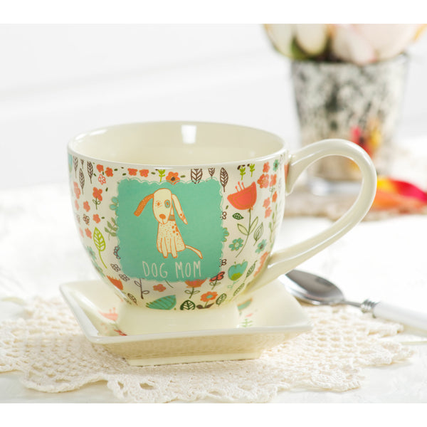 Pavilion Gift Company Dog Mom 17 Oz Cup