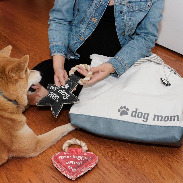 Pavilion Gift Company Dog Mom Canvas Tote Bag