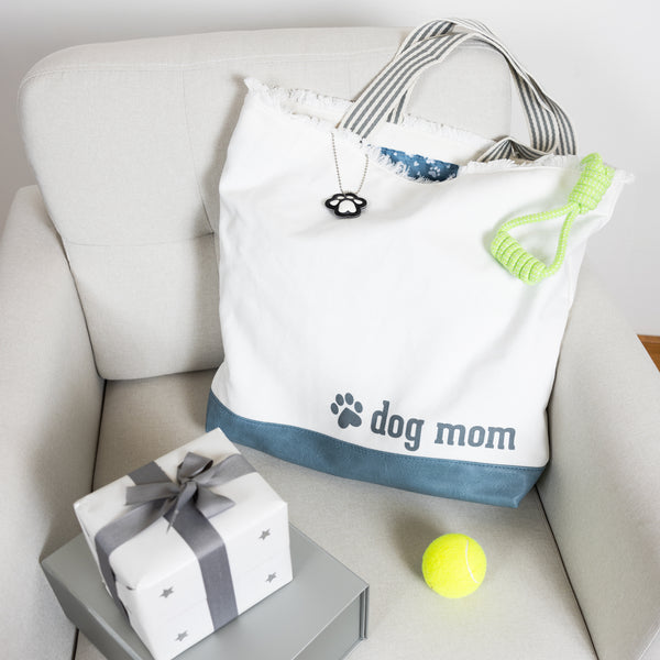 Pavilion Gift Company Dog Mom Canvas Tote Bag