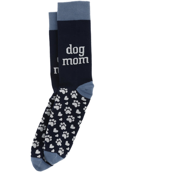 pavilion gift company Dog Mom Ladies Crew Socks