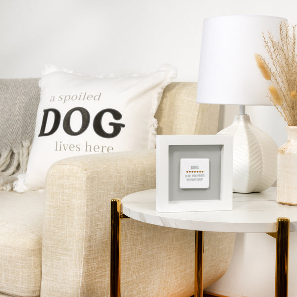 Pavilion Gift Company Dog Pawprints 4.75" Plaque