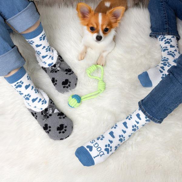 Pavilion Gift Company Dogs Slipper Sock Gift Set