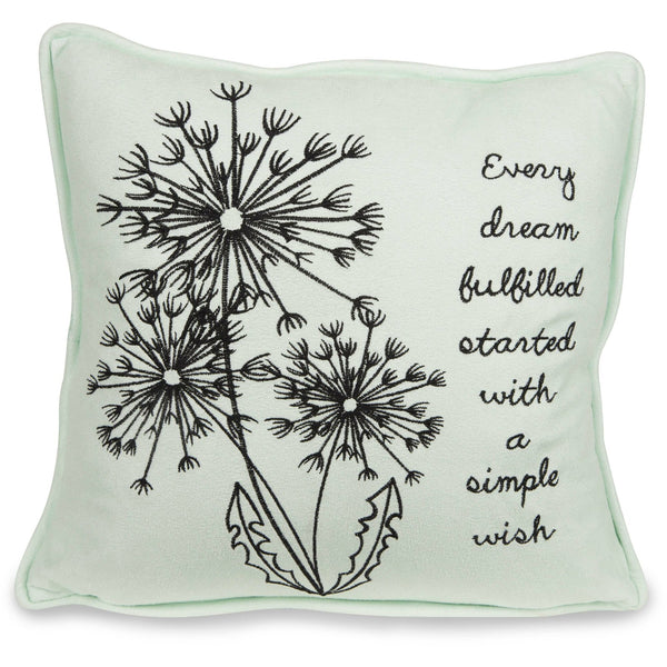 pavilion gift company Dream 12" Micro Suede Pillow