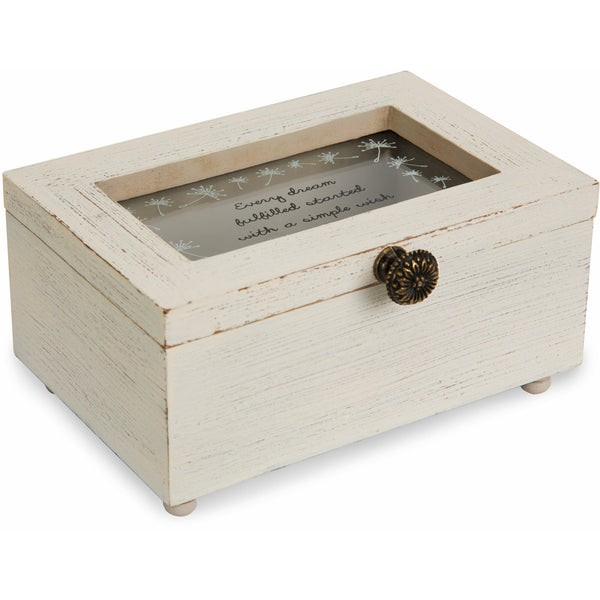 Pavilion Gift Company Dream 6" X 4" X 3" Wish Box