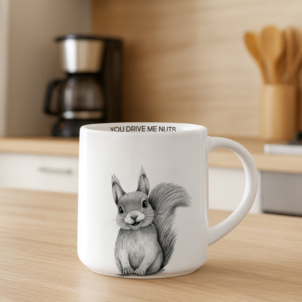 Pavilion Gift Company Drive Me Nuts 17 Oz Mug