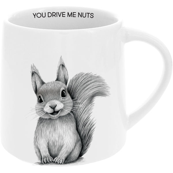 pavilion gift company Drive Me Nuts 17 oz Mug