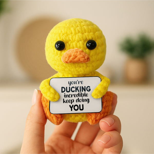 Pavilion Gift Company Duck Crocheted Mini