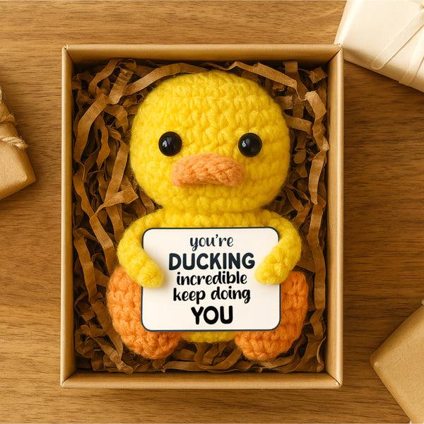 Pavilion Gift Company Duck Crocheted Mini