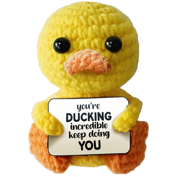 pavilion gift company Duck Crocheted Mini