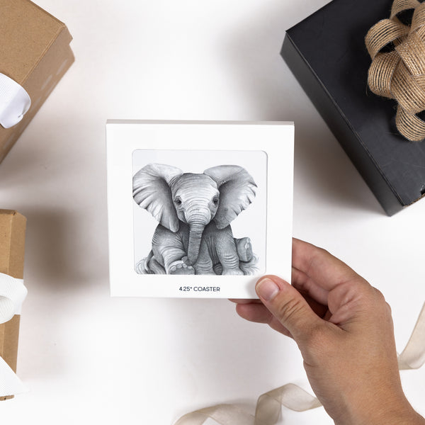 Pavilion Gift Company Elephant 4.25" Coaster