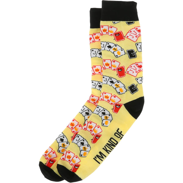 pavilion gift company Euchre M/L Unisex Socks