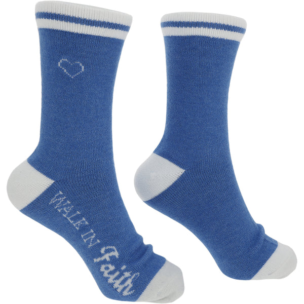 pavilion gift company Faith Ladies Crew Socks