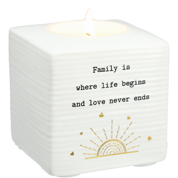 pavilion gift company Family 2.75" Tealight Holder