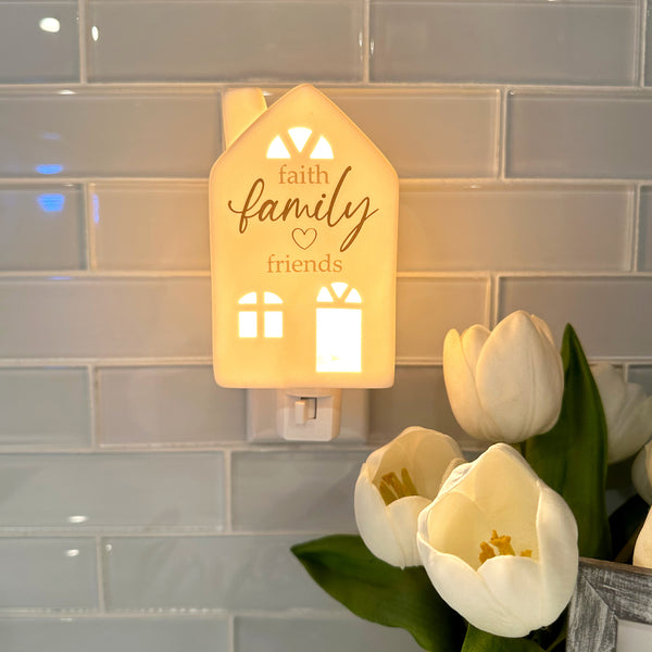 Pavilion Gift Company Family 5" Ceramic Night Light