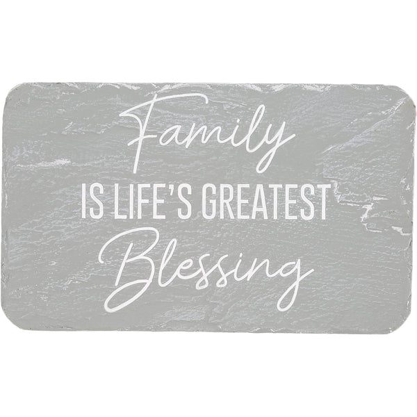 pavilion gift company Family 7" x 4.25" Garden Stone
