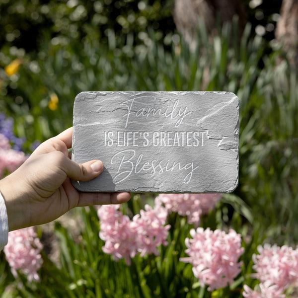 Pavilion Gift Company Family 7" X 4.25" Garden Stone