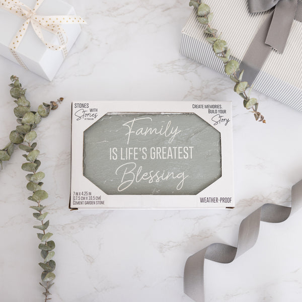 Pavilion Gift Company Family 7" X 4.25" Garden Stone