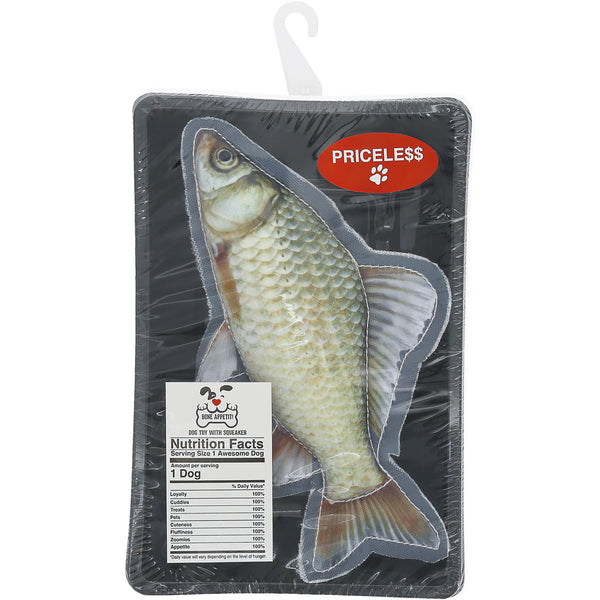 pavilion gift company Fish 8" Canvas Dog