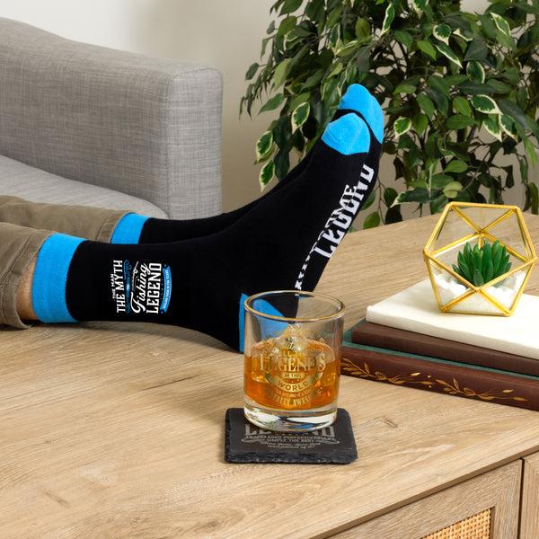 Pavilion Gift Company Fishing Bamboo Crew Socks