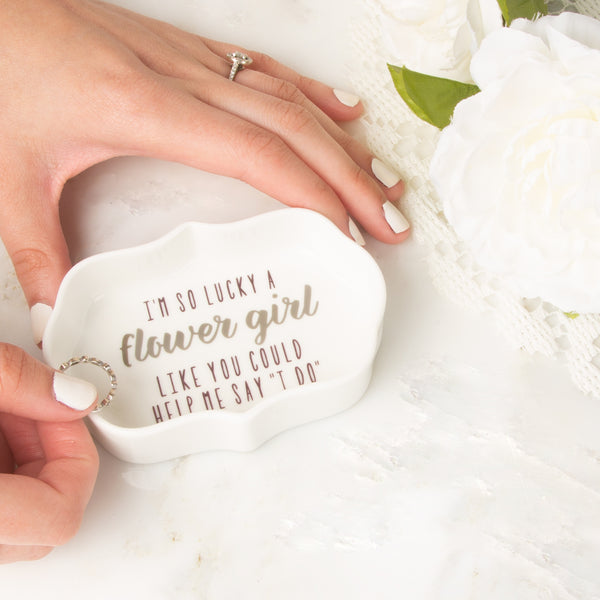 Pavilion Gift Company Flower Girl 4" Trinket Dish