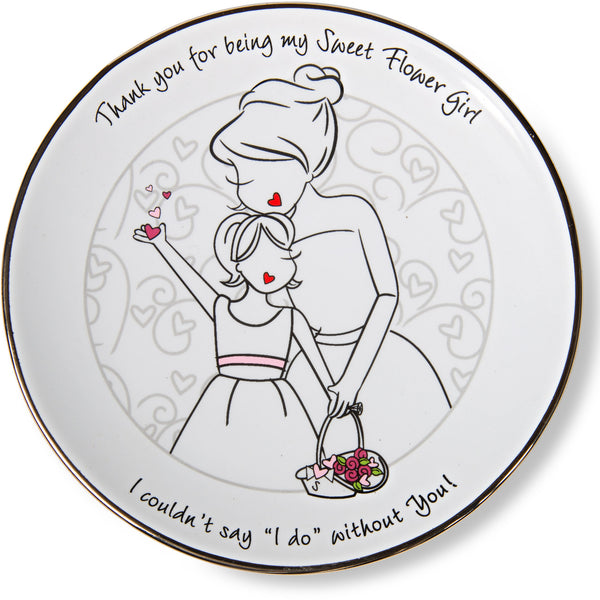 pavilion gift company Flower Girl 5" Keepsake Dish