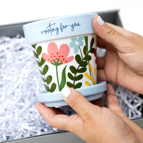 Pavilion Gift Company For You 4" Planter With Tray