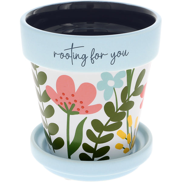 pavilion gift company For You 4" Planter with Tray