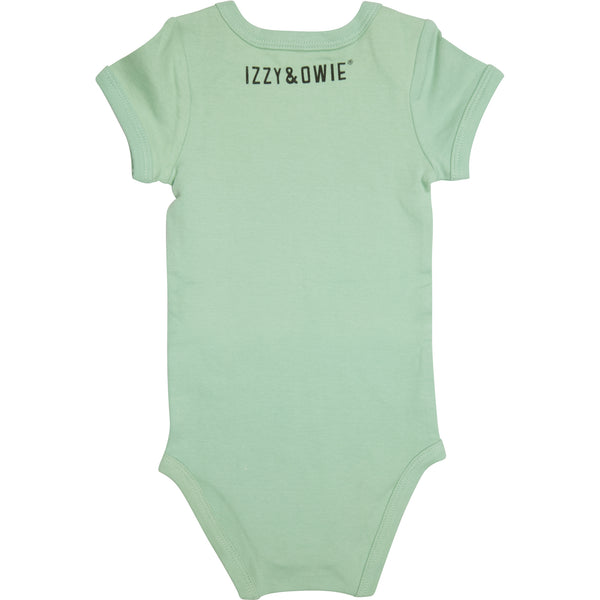 Pavilion Gift Company Fox 6-12 Months Green Onesie