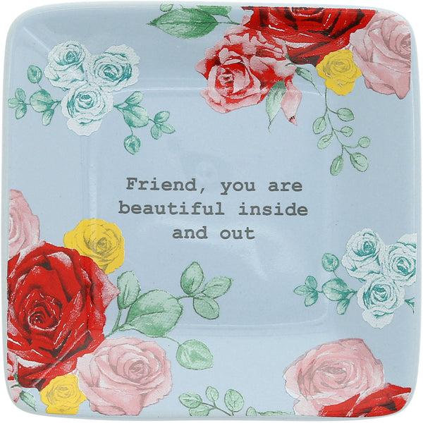 pavilion gift company Friend 3.5" Keepsake Dish