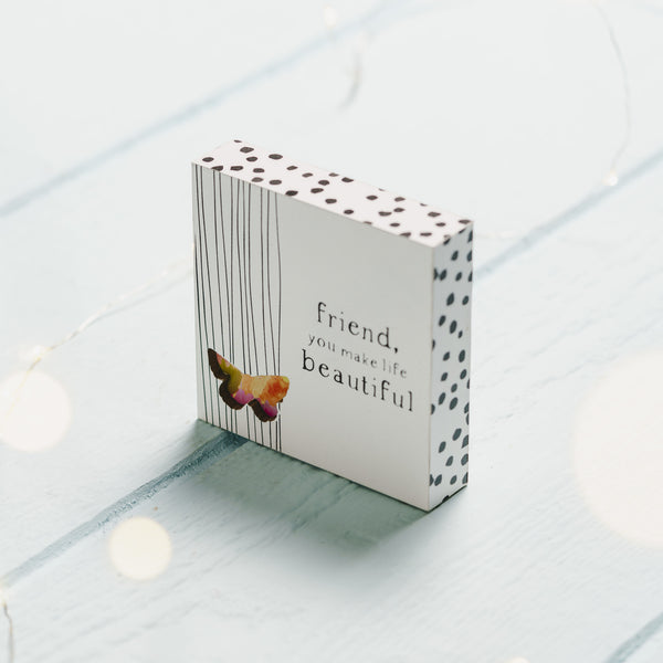 Pavilion Gift Company Friend 4.5" Plaque