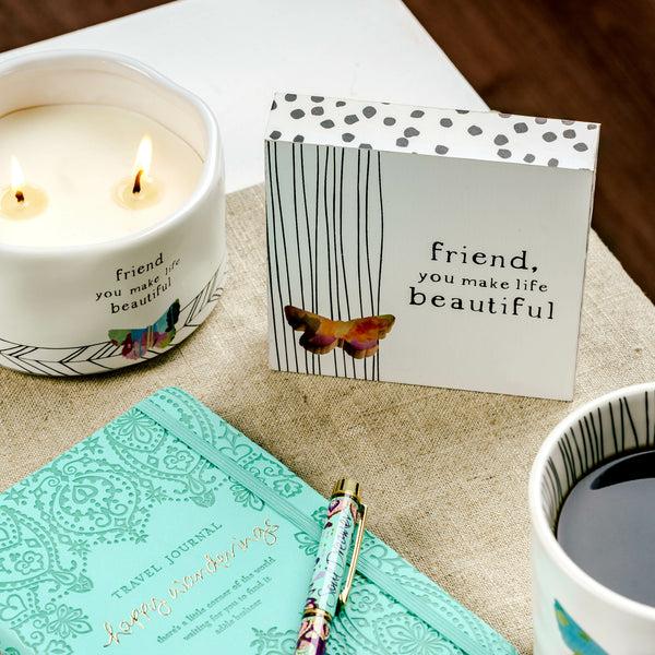Pavilion Gift Company Friend 4.5" Plaque