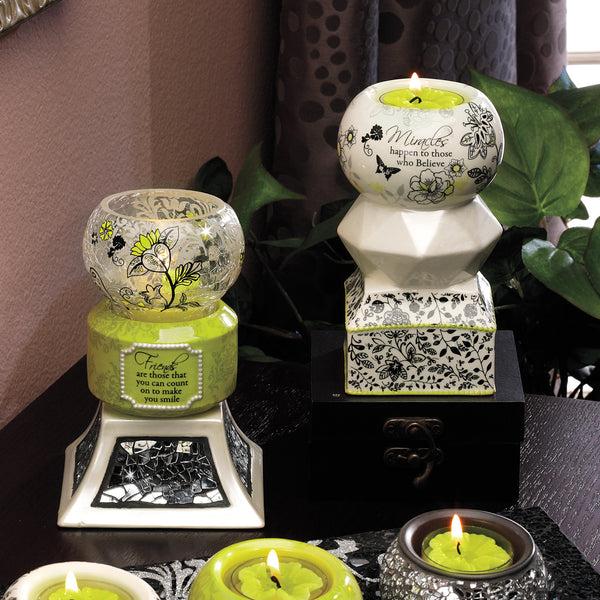 Pavilion Gift Company Friend 5.5" Tealight Holder