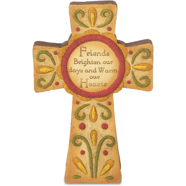pavilion gift company Friend 6" Self-Standing Cross