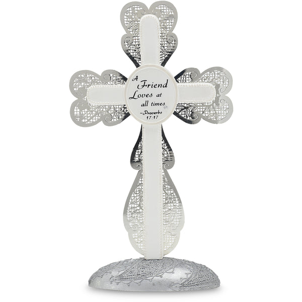 pavilion gift company Friend 7" Self-Standing Cross
