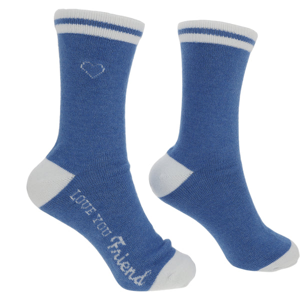 pavilion gift company Friend Ladies Crew Socks