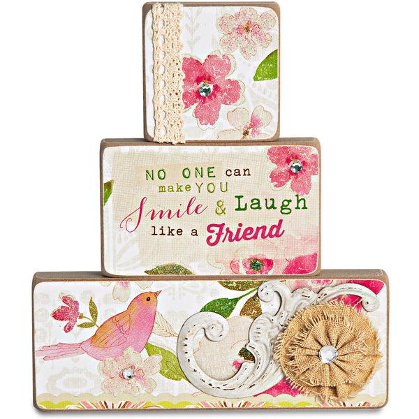 Pavilion Gift Company Friends 3 Piece Plaque Set