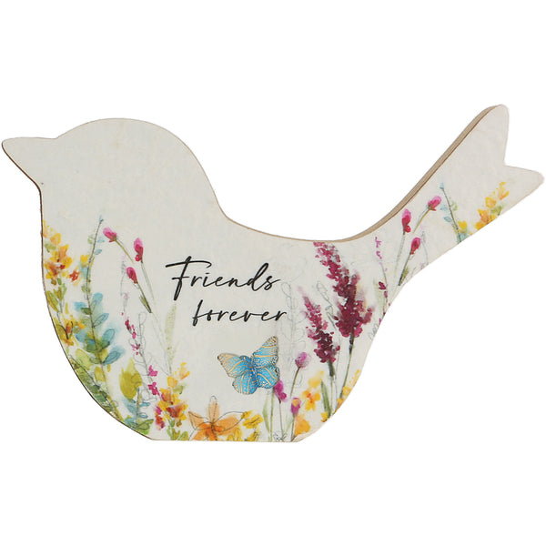 pavilion gift company Friends 4" MDF Bird Plaque