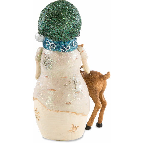 Pavilion Gift Company Friends 5" Snowman With Deer