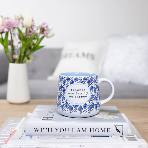 Pavilion Gift Company Friends Are Family 18 Oz Mug