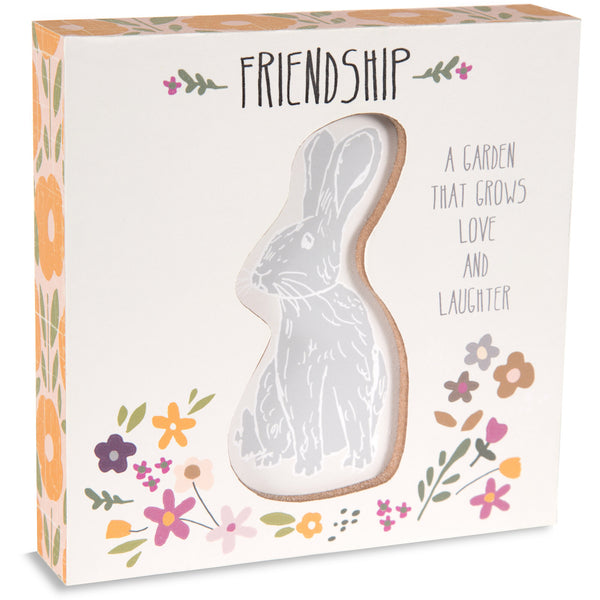 pavilion gift company Friendship 5" x 5" Plaque