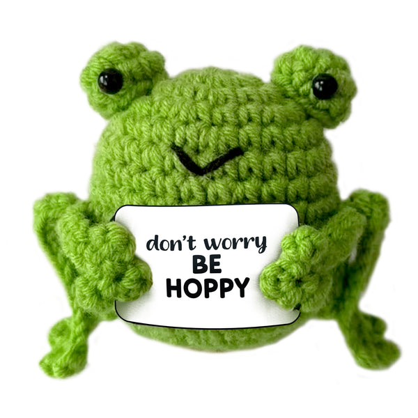 pavilion gift company Frog Crocheted Mini