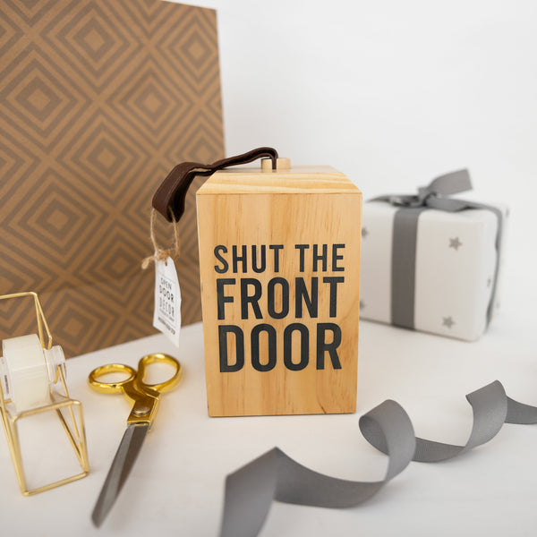 Pavilion Gift Company Front Door Wooden Door Stop