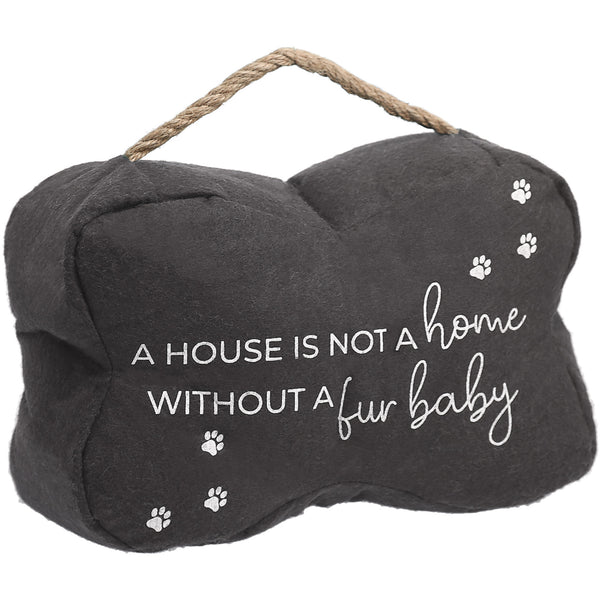pavilion gift company Fur Baby 9" x 6" Door Stopper