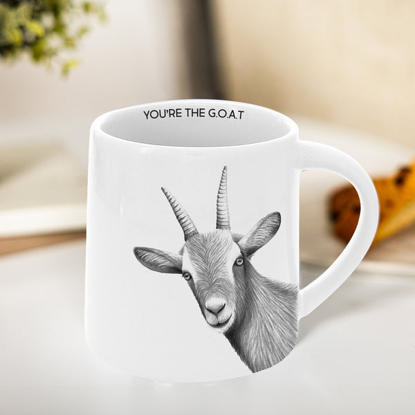 Pavilion Gift Company G.O.A.T 17 Oz Mug