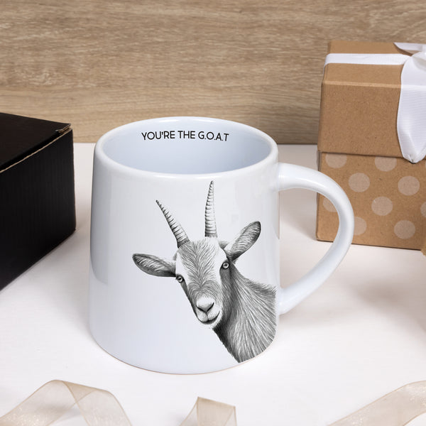 Pavilion Gift Company G.O.A.T 17 Oz Mug
